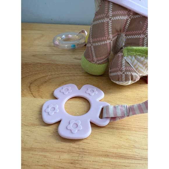 Skip Hop Plush Deer Fawn Baby Teether Toy With Rattle & Soft Textured Teething - Picture 2 of 13